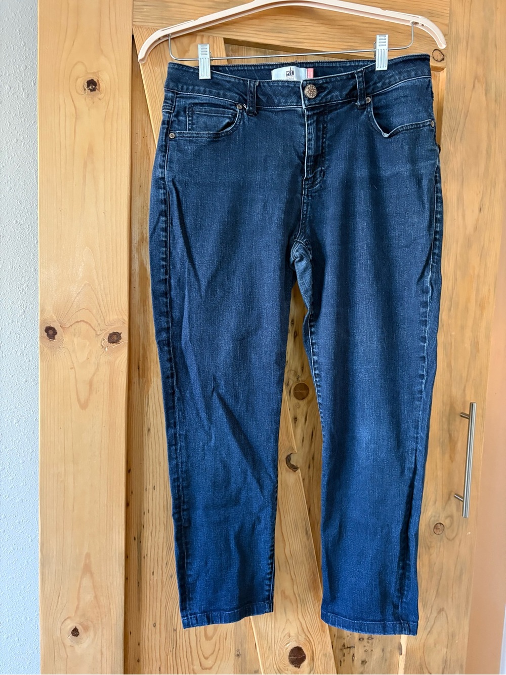 CAbi Indigo Crop Ankle Jeans
